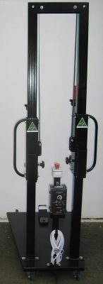 Dual mast attachment for simultaneous stretch wrapping of multiple pallets